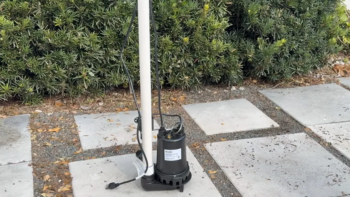 Pool plumbing leak test equipment near an exterior equipment pad during pool leak detection in surprise, az